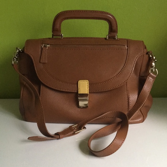 Botkier brown leather messenger bag - Picture 1 of 8